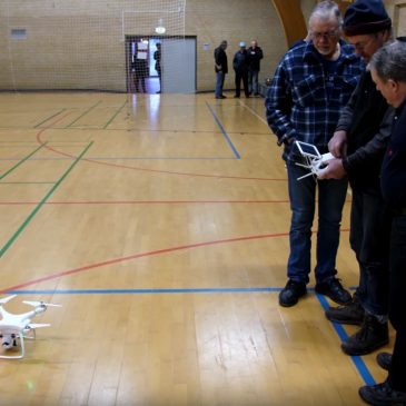 Drone kursus i Rudbjerg hallen