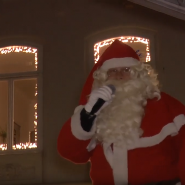 Juletræstænding i Nakskov 2019